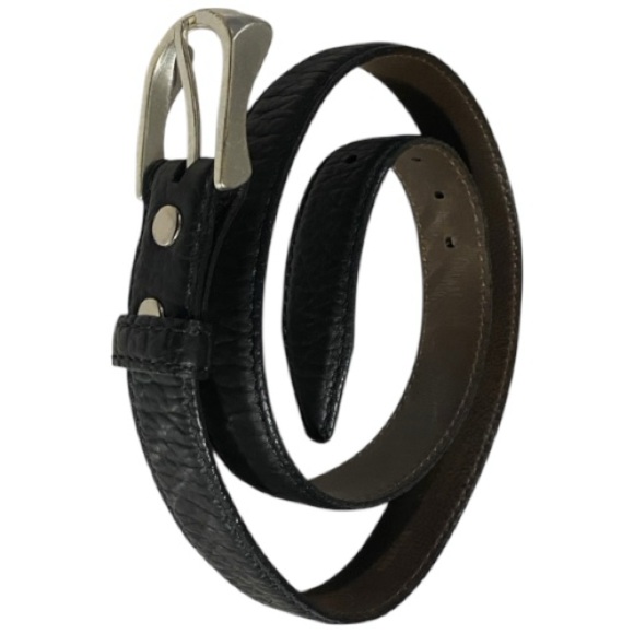 EUC Overland Genuine American Bison Leather Belt, Made in USA, Sz 40, Neutral - Picture 14 of 16